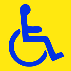 Pictogramme du handicap moteur