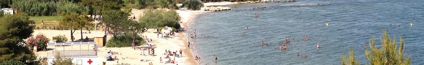 Plage Romaniquette à Istres