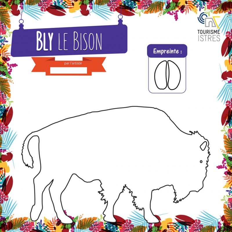 Coloriage Bly le Bison