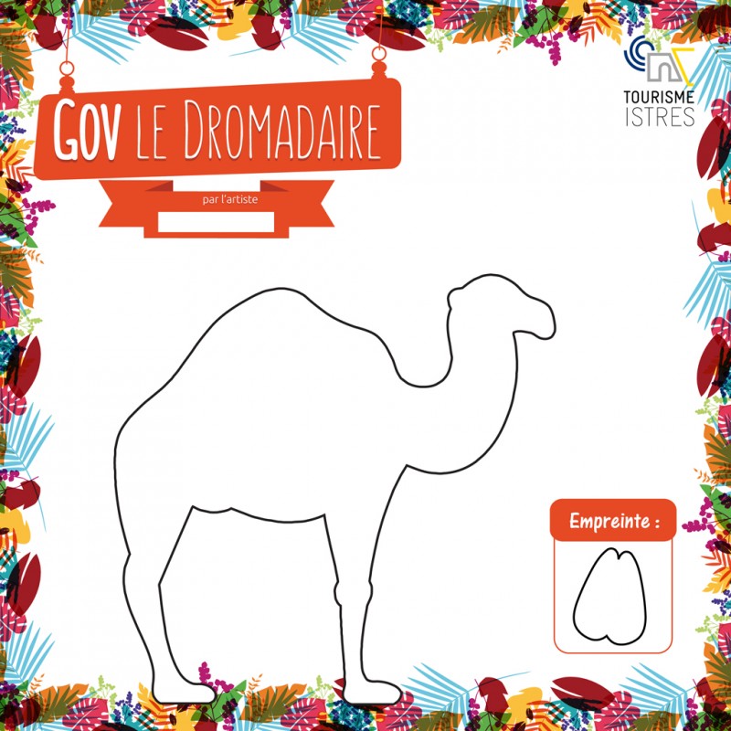 Coloriage Gov le Dromadaire