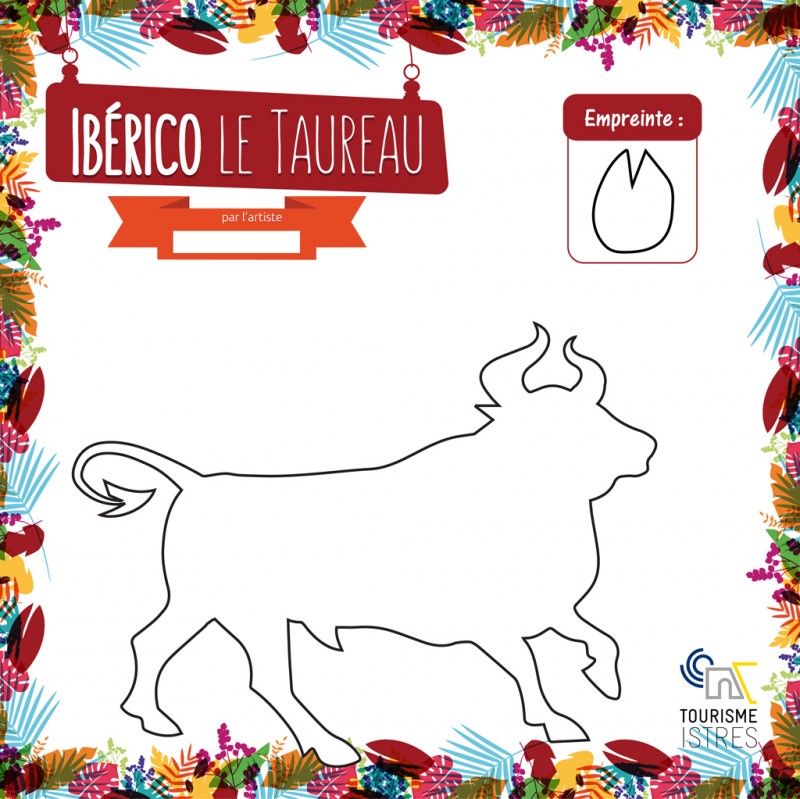 Coloriage Ibérico le Taureau