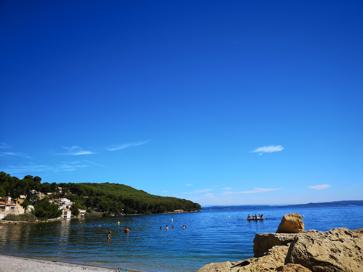 Plage du ranquet sur l'étang de Berre Plage du ranquet sur l'étang de Berre