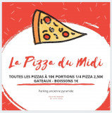 la pizza du midi
