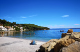Plage du ranquet sur l'étang de Berre