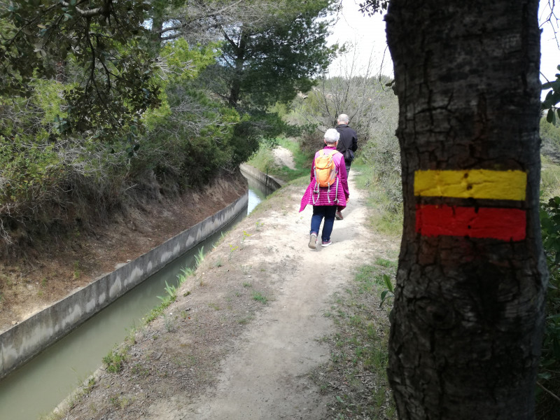 Canal de Raoux, GR2013 vers Miramas
