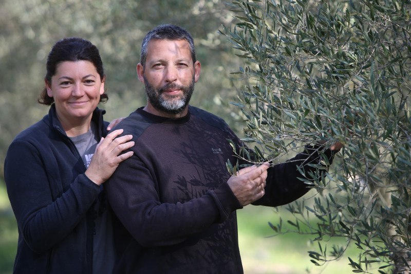 Samuel et laurence Navarro, domaine saint veran entressen