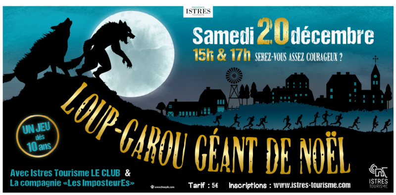Loup garou géant de Noël OT Istres 2025 Loup garou géant de Noël OT Istres 2025