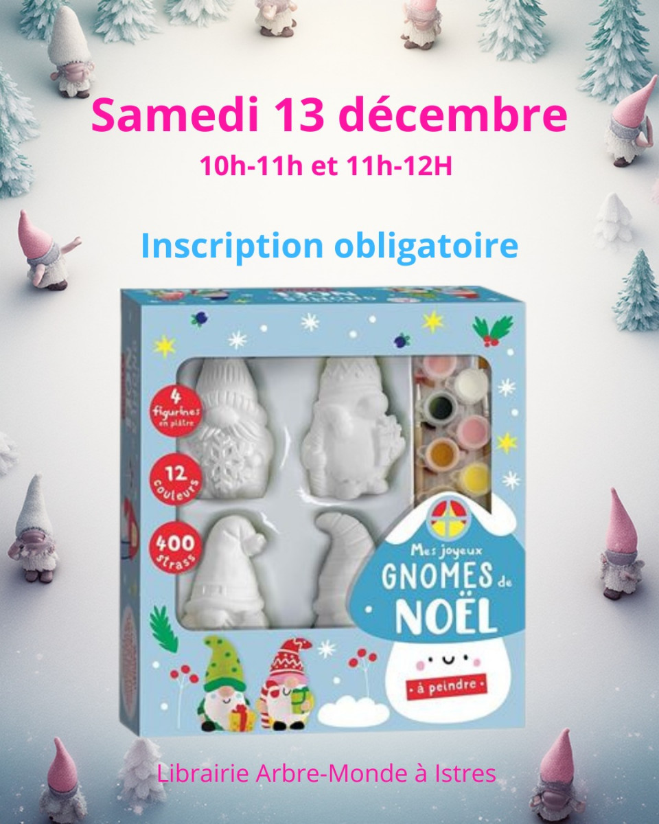 Décoration d'un Gnome de Noël_Istres