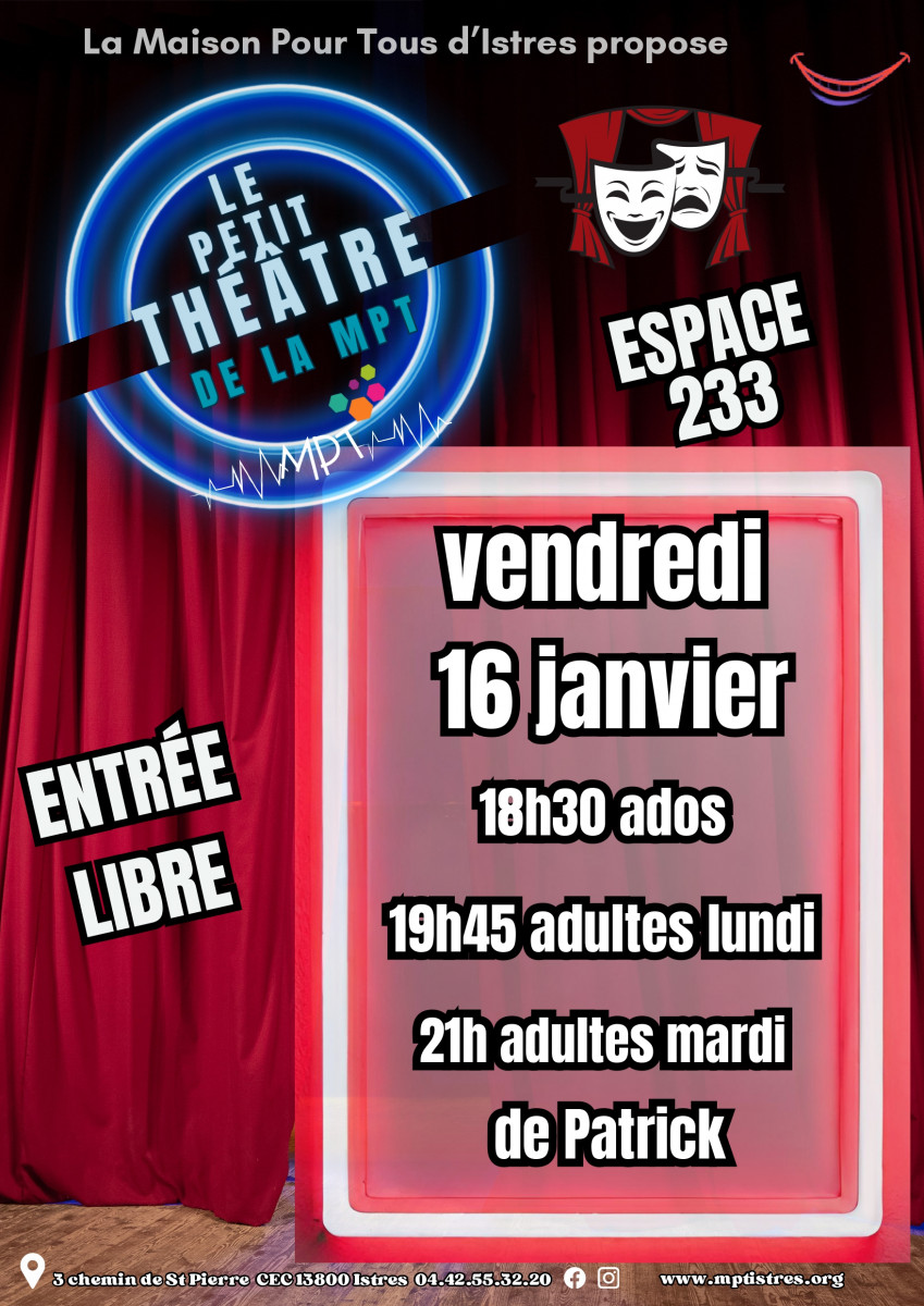 Le petit théâtre de la MPT_Istres