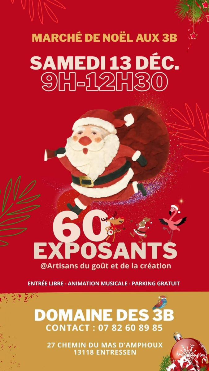 Le Marché de Noël du domaine des 3B_Istres Le Marché de Noël du domaine des 3B_Istres