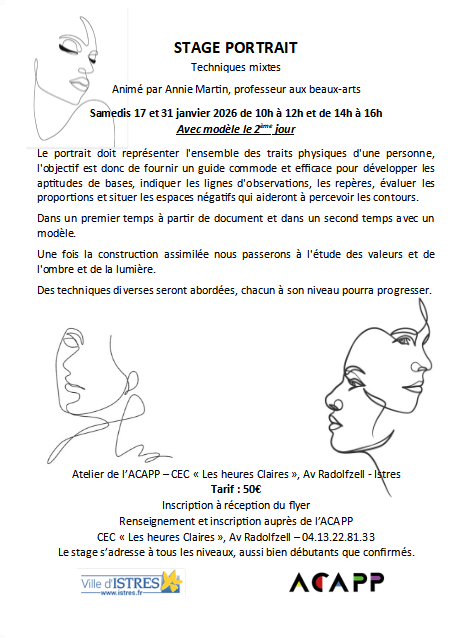 Stage Portrait_Istres Stage Portrait_Istres
