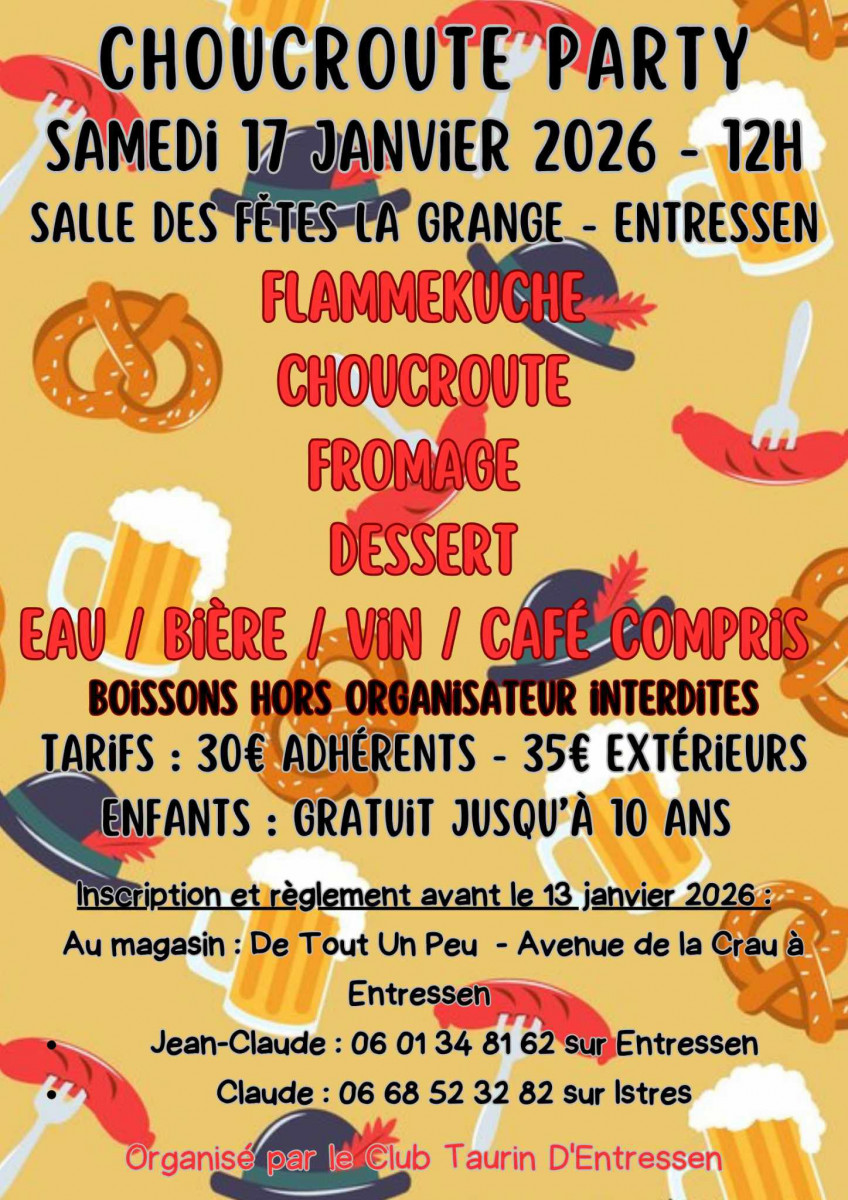 Choucroute du Club Taurin d'Entressen_Istres