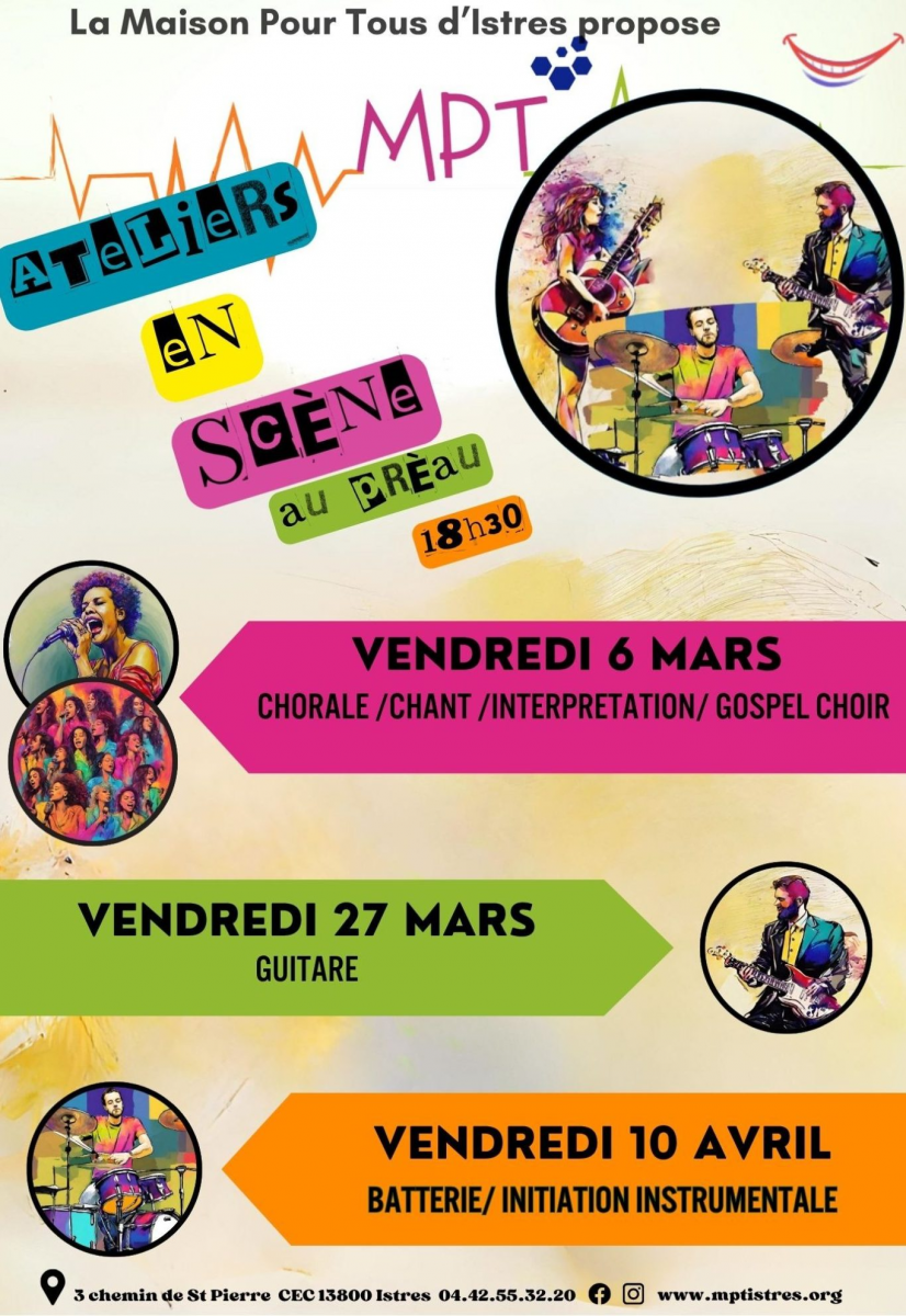 Atelier en scène de la MPT : chant_Istres