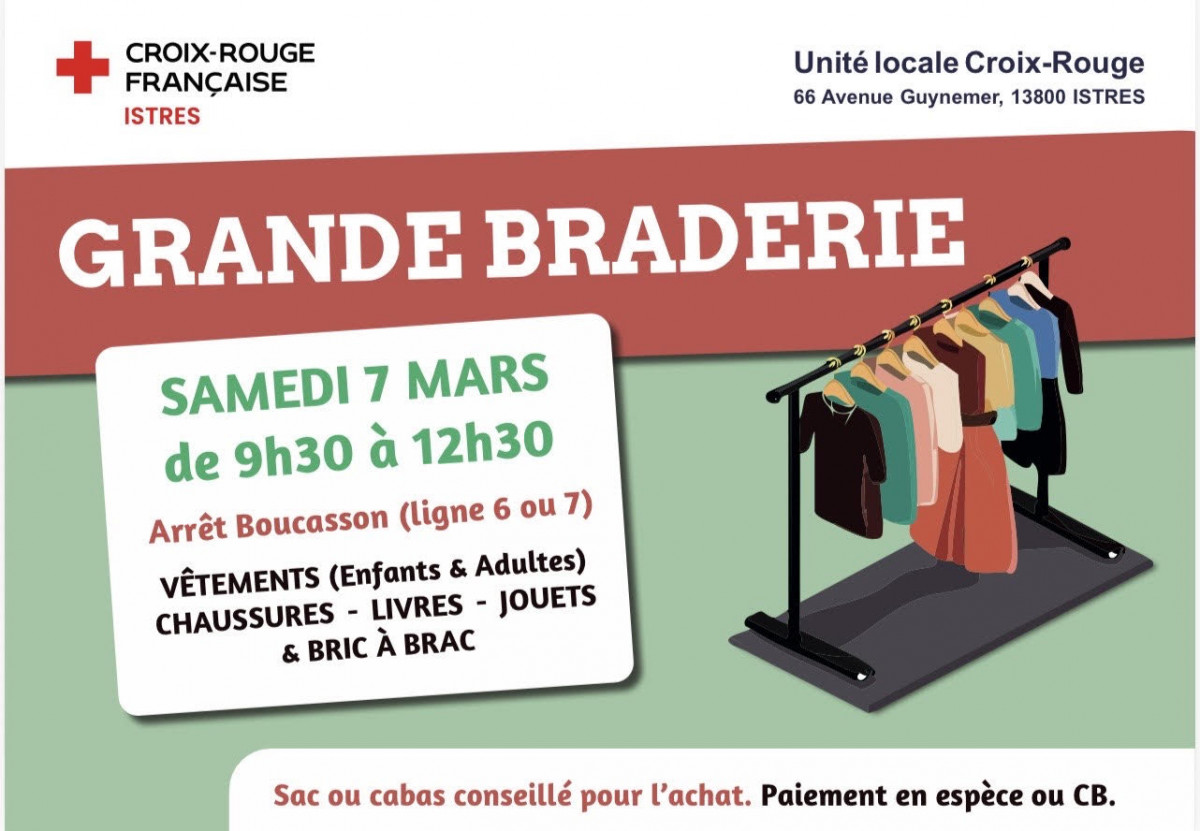 Grande braderie de la Croix Rouge_Istres
