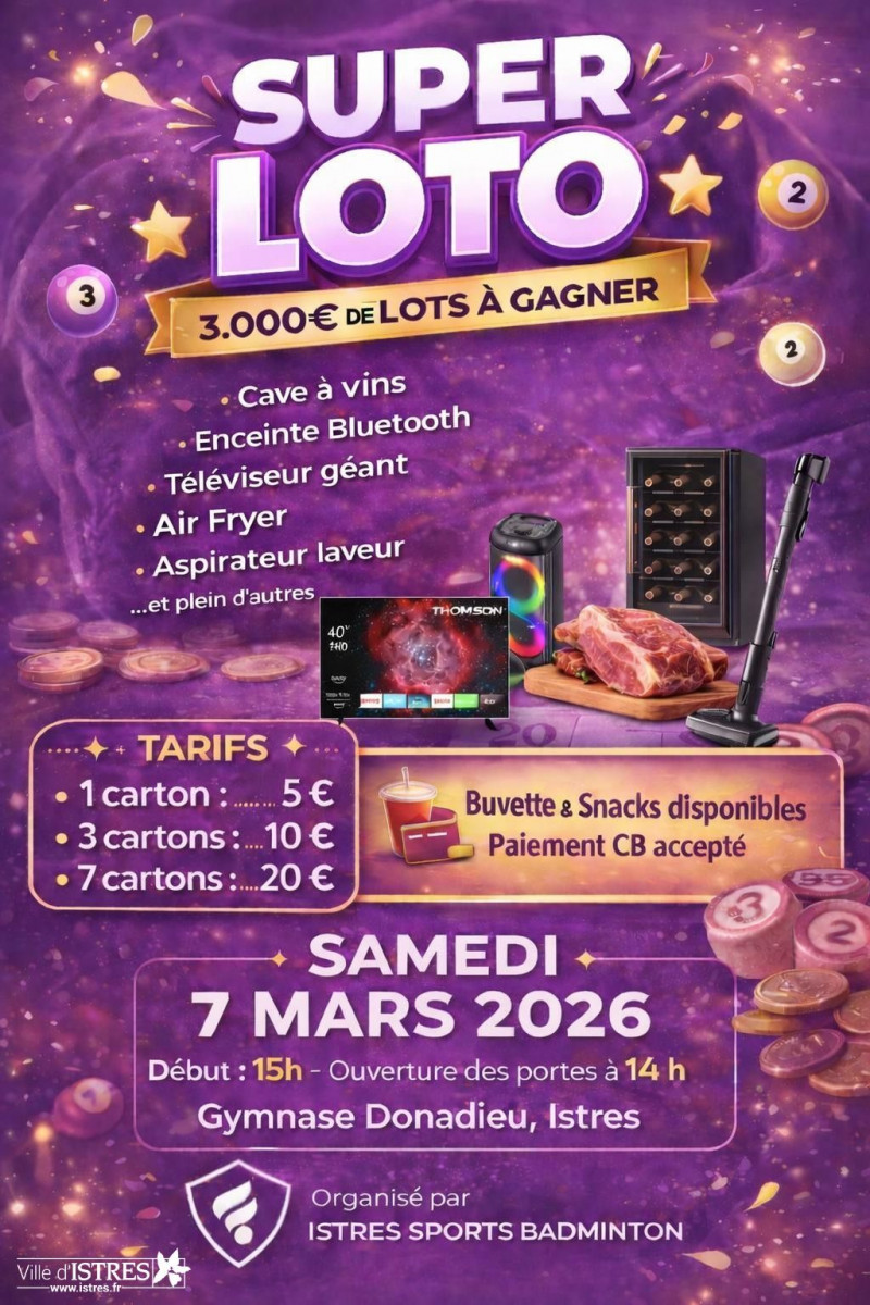 Super Loto d'Istres Sport Badminton_Istres