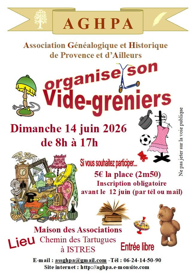 Vide Grenier de l'AGHPA_Istres