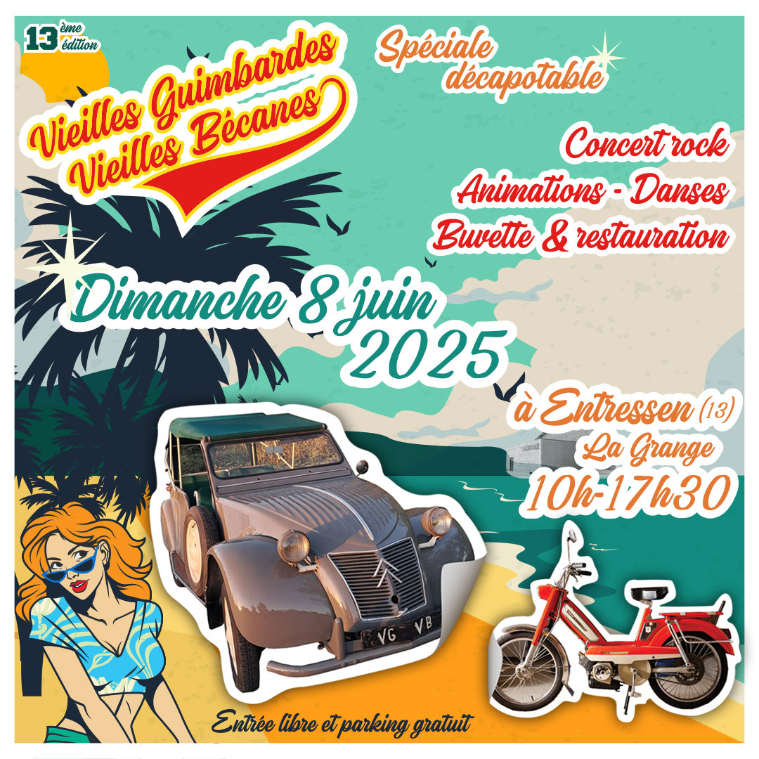 6ème Vieilles Guimbardes Vieilles bécanes_Istres