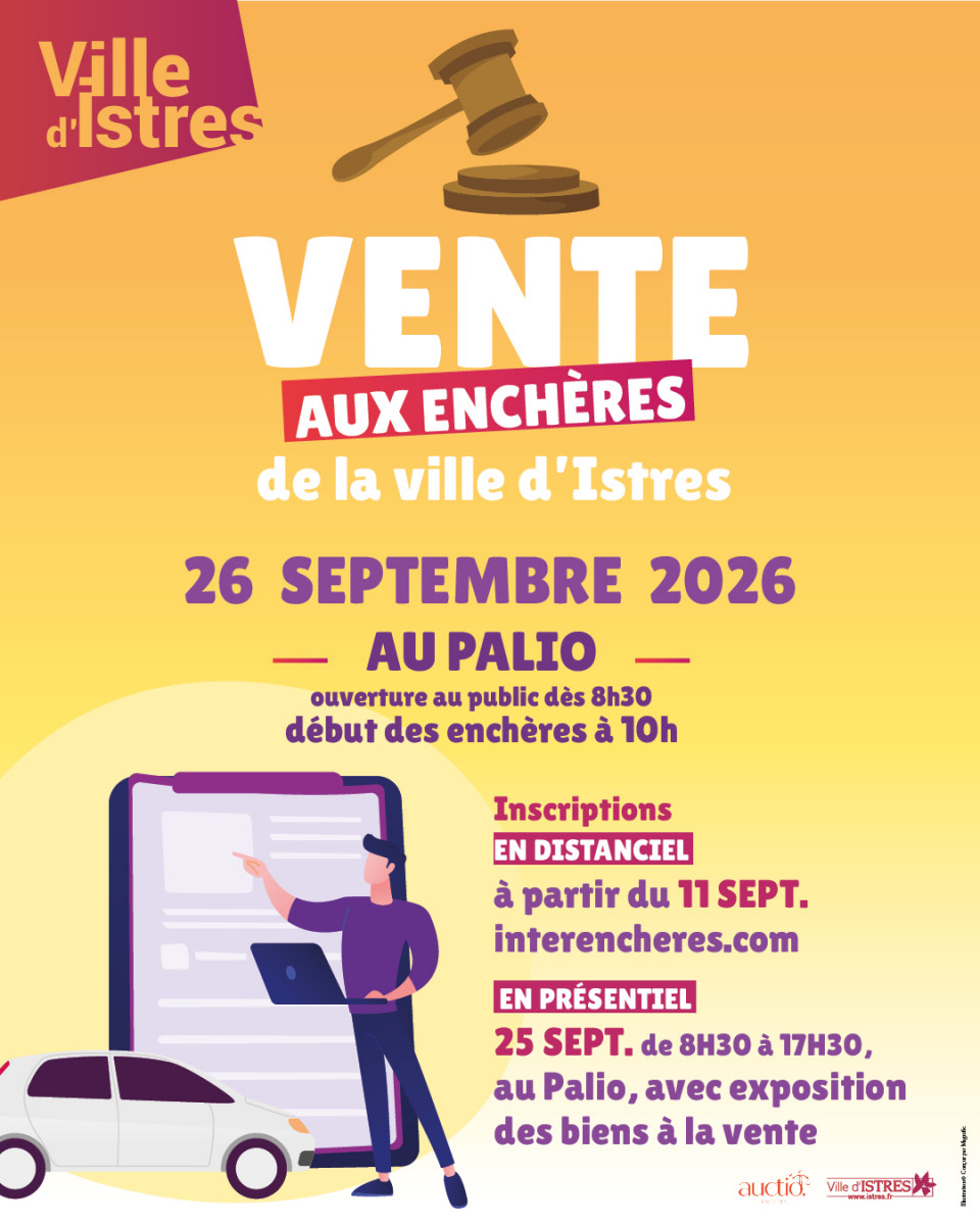 Vente aux enchères_Istres - © Service Communication Ville d'Istres Vente aux enchères_Istres