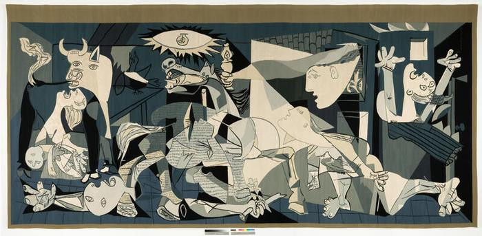 Micro Folie: Art, That Catharsis_Istres - © Pablo Picasso, Guernica, 1976, basse lisse, laine, 32.6 x 69.8 x 32.6 cm, Musée Unterlinden, Colmar. cc Musée Unterlinden, Dist.GrandPalaisRmn, image musée Unterlinden de Colmar Micro Folie: Art, That Catharsis_Istres