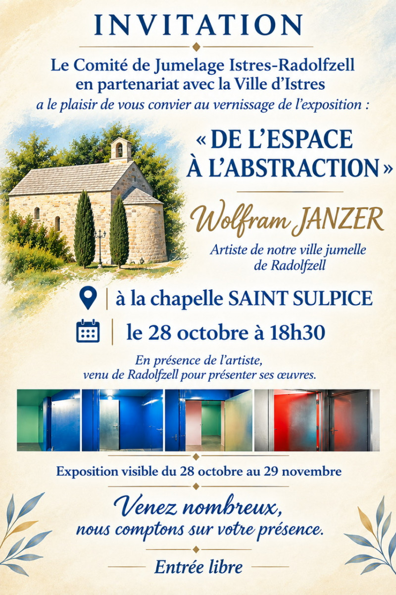 Exposition du comité de jumelage Istres / Radolfzell : exposition photographique de WOLFRAM JANZER_Istres Exposition du comité de jumelage Istres / Radolfzell : exposition photographique de WOLFRAM JANZER_Istres