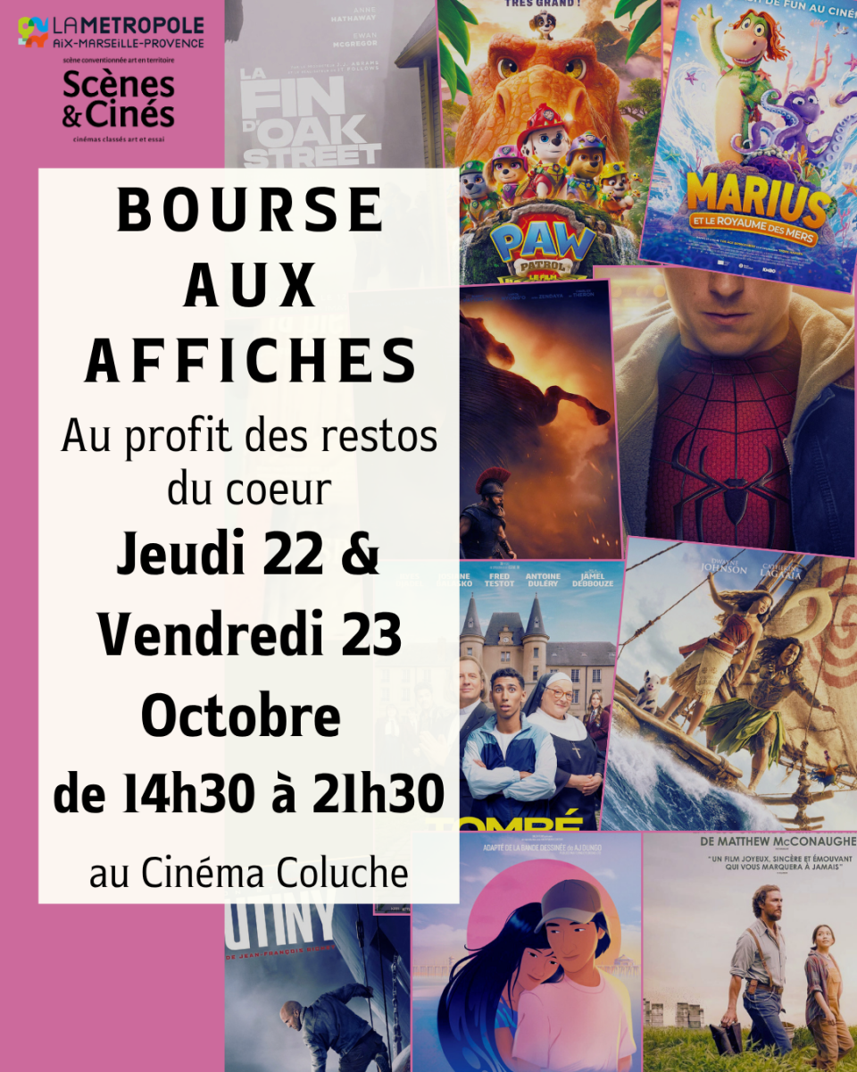 Bourse aux affiches solidaire : collecte au profit des Restos du Cœur_Istres