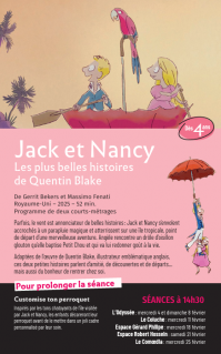Ciné Goûters « Jack et Nancy – les plus belles histoires de Quentin Blake»_Istres - © DR Ciné Goûters « Jack et Nancy – les plus belles histoires de Quentin Blake»_Istres