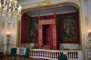 La chambre de parade de Louis XIV, Domaine national du Chateau de Chambord, cc Micro-Folie Istres, Cécile Chenevois