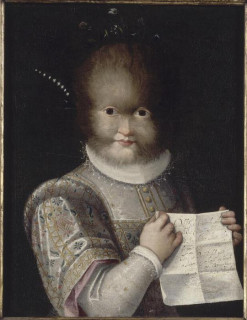 Fontana Lavinia, Portrait de Tonetta, fille de Gonsalvo, vers 1583, peinture, Musée des Beaux-Arts, Château de Blois. cc GrandPalaisRmn, Michèle Bellot