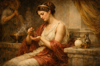 Rituel de beauté en Grèce antique - parfum