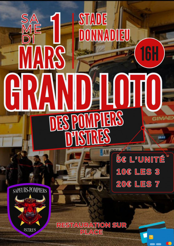 Grand loto des pompiers d'Istres_Istres