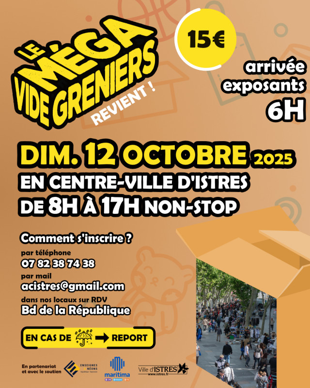 Le méga vide-greniers en centre-ville_Istres