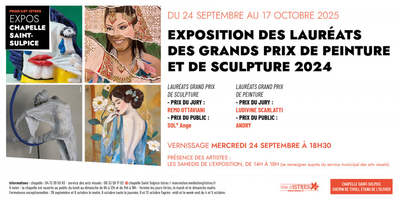 Exposición de los ganadores del Grand Prix de Peinture 2024_Istres