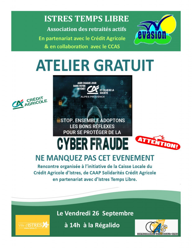 Réunion d'information : Protégez-vous contre la cyber fraude !_Istres