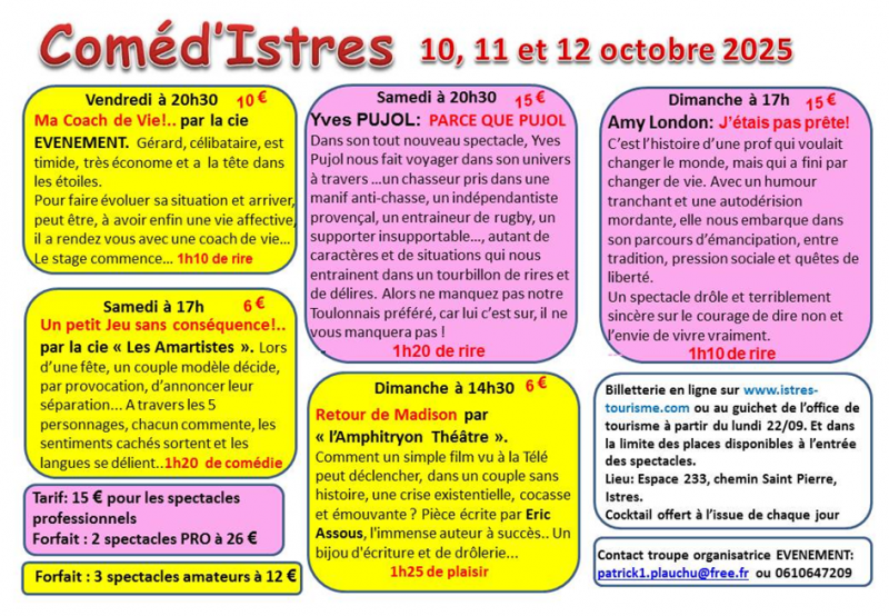 Festival de théâtre amateur_Istres
