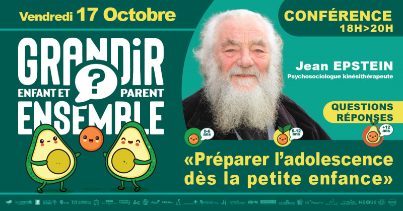 Conférence Jean EPSTEIN : Préparer l’adolescence dès la petite enfance_Istres