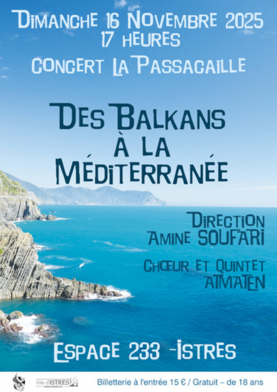 Concert de La Passacaille : Des Balkans à la Méditerranée_Istres Concert de La Passacaille : Des Balkans à la Méditerranée_Istres