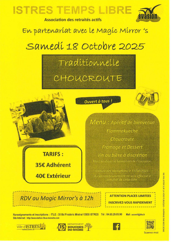 Repas dansant et Choucroute_Istres Repas dansant et Choucroute_Istres