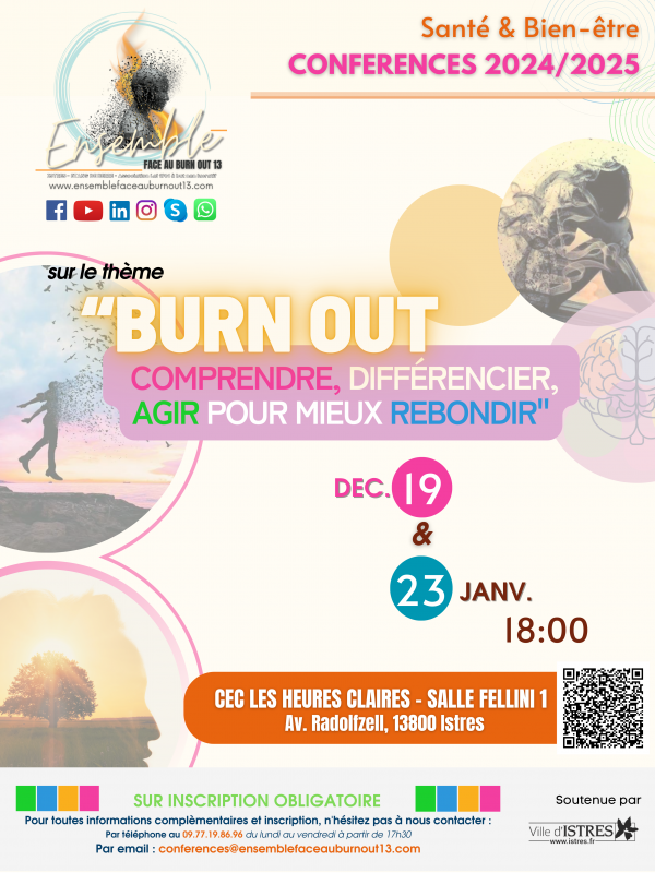 CONFERENCE  BURN OUT, Comprendre et Différencier_Istres