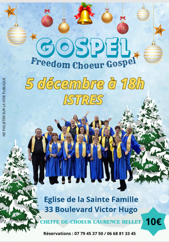 Concert chorale : freedom choeur gospel_Istres Concert chorale : freedom choeur gospel_Istres
