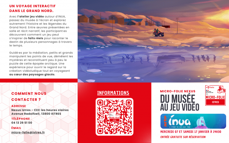 Atelier jeu vidéo « Du Musée au Jeu Vidéo » à Micro-Folie_Istres