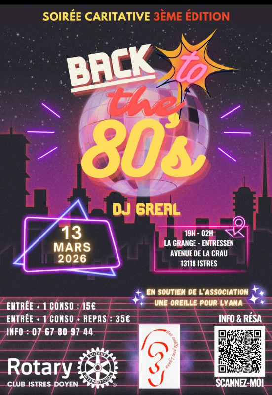 Soirée Back to 80's_Istres Soirée Back to 80's_Istres