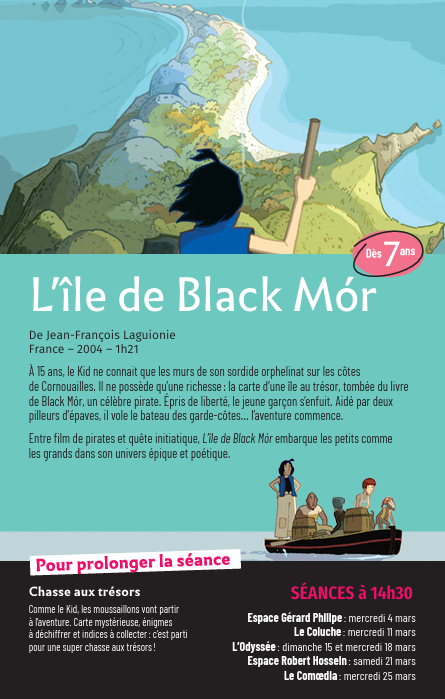 Ciné-goûter « l’île de Black Mor »_Istres - © DR Ciné-goûter « l’île de Black Mor »_Istres