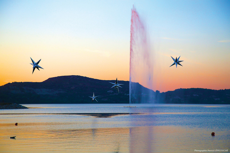 Jet d'eau étang de l'Olivier - Jeudi étoilé Istres