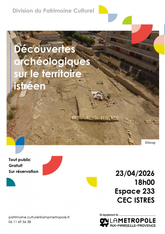 Conférence : Découvertes archéologiques sur le territoire istréen_Istres