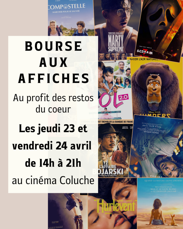 Bourse aux affiches solidaire : collecte au profit des Restos du Cœur_Istres