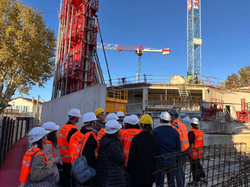 Site Visit to the Théâtre de l’Olivier_Istres