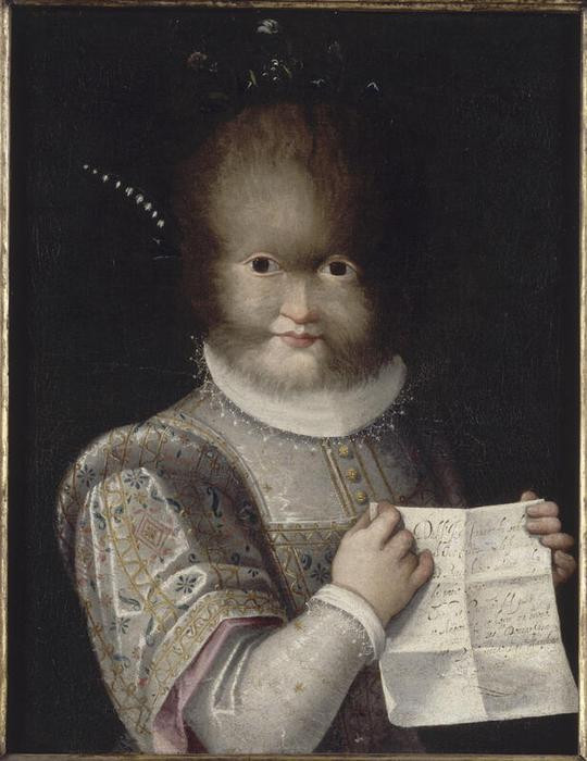 Fontana Lavinia, Portrait de Tonetta, fille de Gonsalvo, vers 1583, peinture, Musée des Beaux-Arts, Château de Blois. cc GrandPalaisRmn, Michèle Bellot