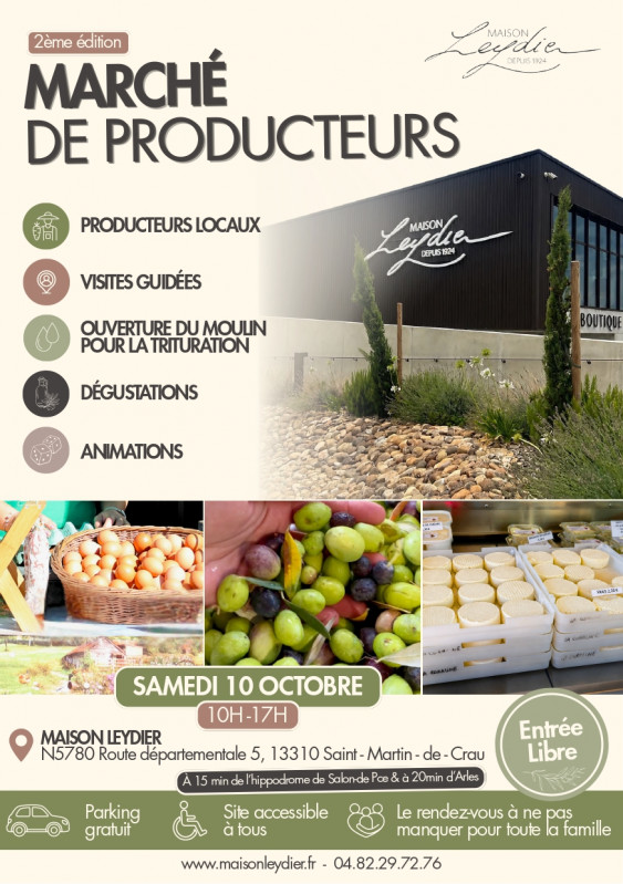 Marché des producteurs de la Maison Leydier_Saint-Martin-de-Crau
