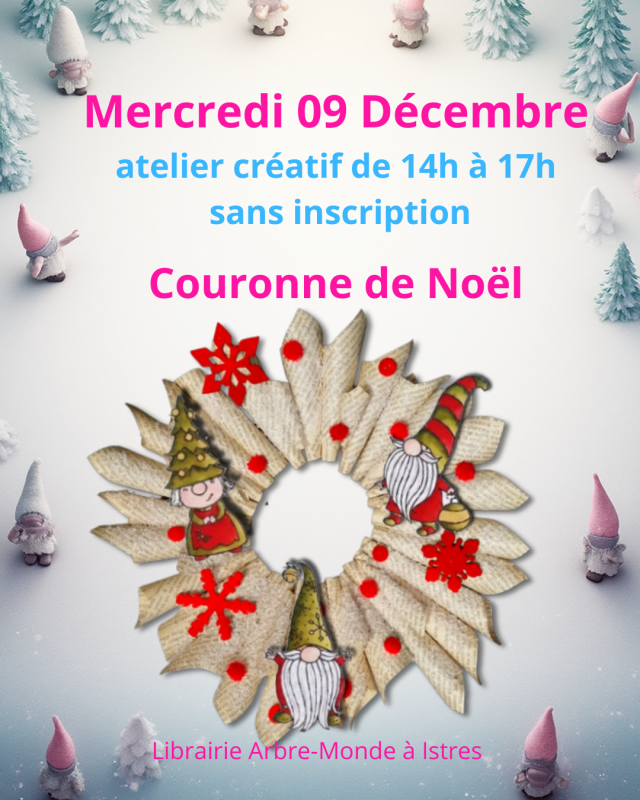 Atelier couronne de Noël_Istres Atelier couronne de Noël_Istres