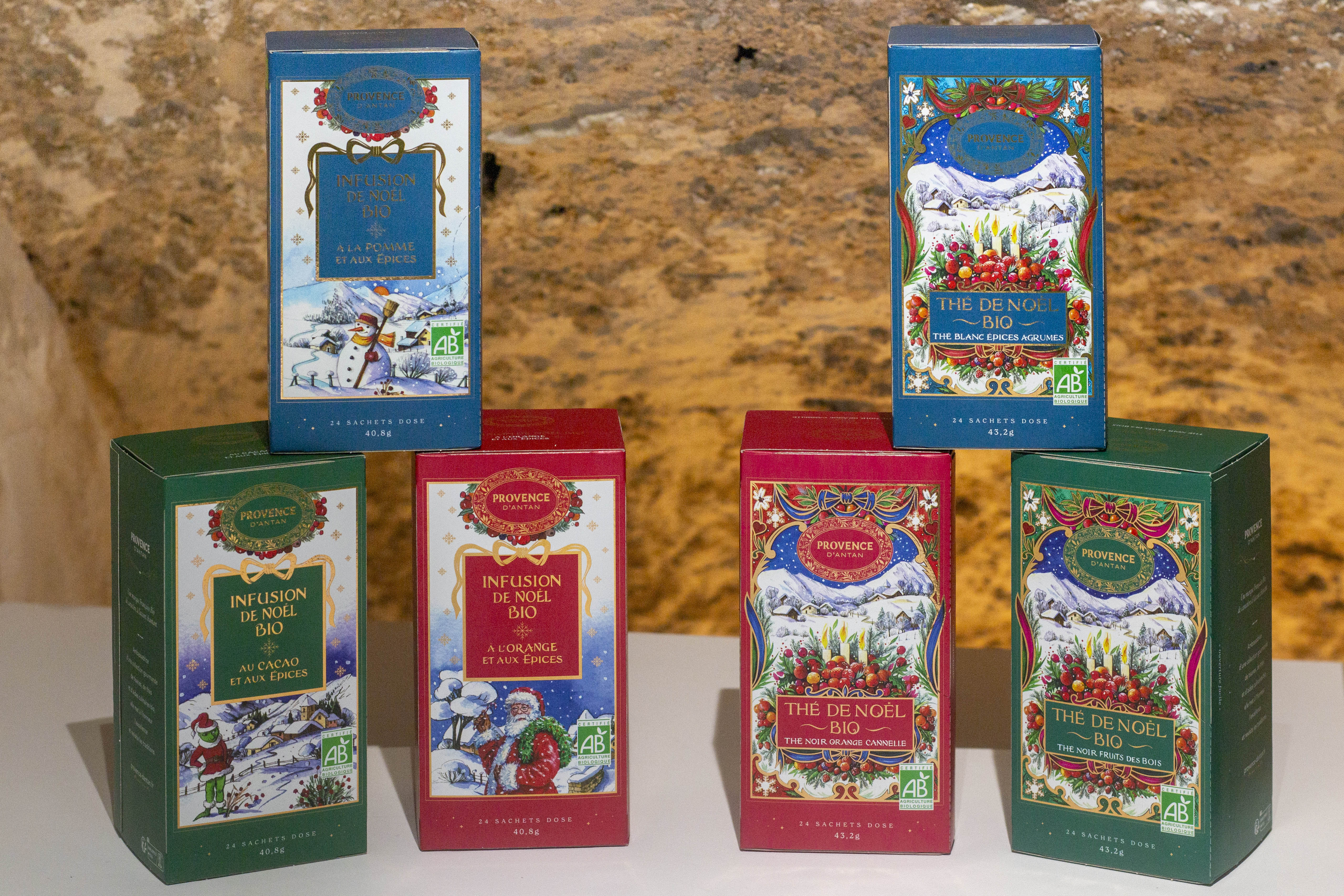 Provence d'Antan Coffret tisanes enchantées de Noël bio 60 sachets